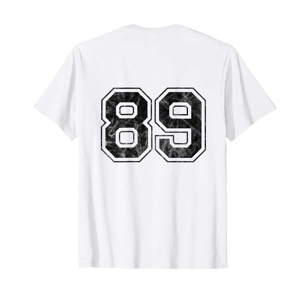 Amazon | 背中に89番 Tシャツ | Tシャツ・カットソー 通販